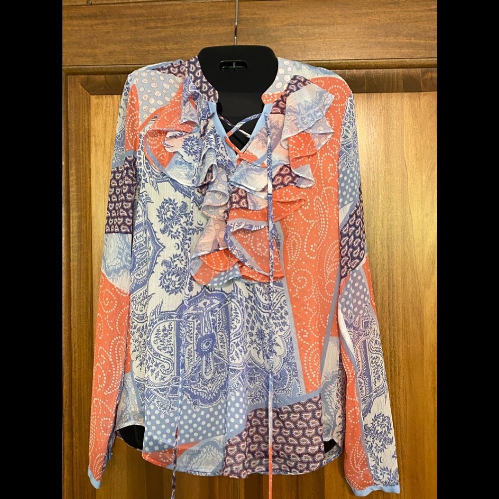 New w/Tags Tommy Hilfiger sheer blouse small